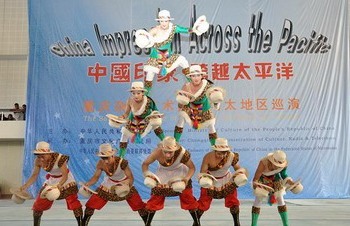 密克羅尼西亞聯邦掀中國文化潮 雜技藝術引轟動--中新網