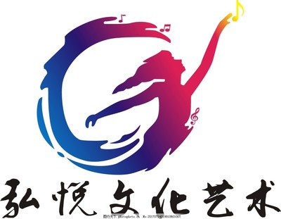 飛人弘悅文化藝術LOGO